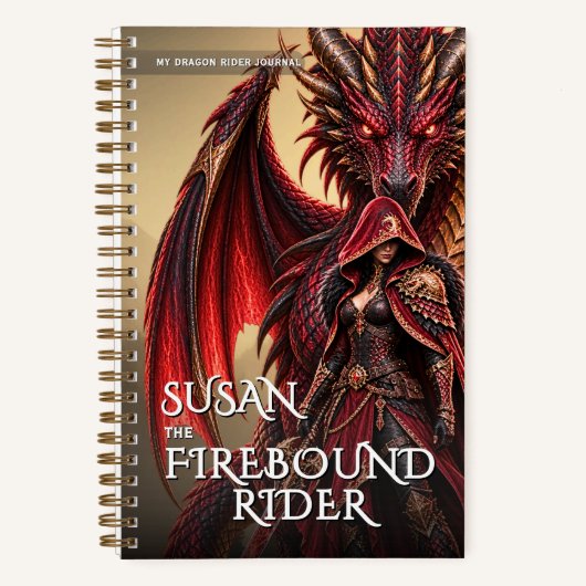 Carnet Cavalier de dragon de fantasy Aventure mythique (Recto)