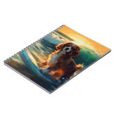Carnet Cavalier King Beach Surf Peinture (Côté gauche)