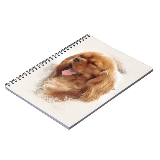 Carnet Cavalier King Charles Spaniel (Côté gauche)