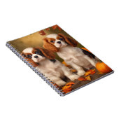 Carnet Cavalier King Charles Spaniel Chiot Citrouille d'a (Côté Droit)