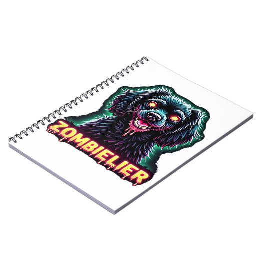 Carnet Cavalier King Charles Spaniel CKCS Zombie Dog Hall (Côté gauche)