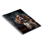 Carnet Cavalier King Charles Spaniel Halloween effrayant (Côté Droit)