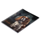 Carnet Cavalier King Charles Spaniel Halloween effrayant (Côté gauche)
