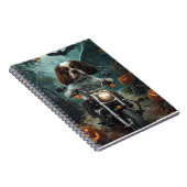 Carnet Cavalier King Charles Spaniel Halloween effrayant (Côté Droit)