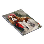 Carnet Cavalier King Charles Spaniel Noël Chien (Côté Droit)