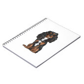 Carnet Cavalier King Charles Spaniel - Noir et Tan (Côté gauche)