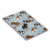 Carnet Cavalier King Charles Spaniel Paws and Bones (Côté Droit)