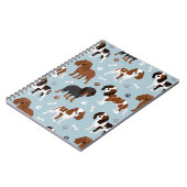 Carnet Cavalier King Charles Spaniel Paws and Bones (Côté gauche)