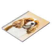 Carnet Cavalier King Charles Spaniel Peinture originale (Côté gauche)