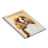 Carnet Cavalier King Charles Spaniel Peinture originale N (Côté Droit)