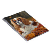 Carnet Cavalier King en automne Feuilles automne Inspirat (Côté Droit)