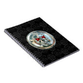 CARNET CAVALIERS CRÂNE DAMASK (Côté Droit)