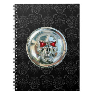 CARNET CAVALIERS CRÂNE DAMASK