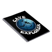 Carnet Cave Explorer Caver Caving Speleology Speluning (Côté Droit)