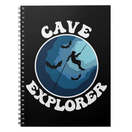 Carnet Cave Explorer Caver Caving Speleology Speluning (Devant)