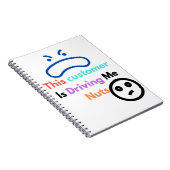 Carnet Ce client me rend fou (Côté Droit)