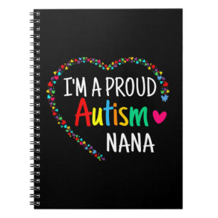 Carnet Ce coeur autiste coloré fait de pièces de puzzle