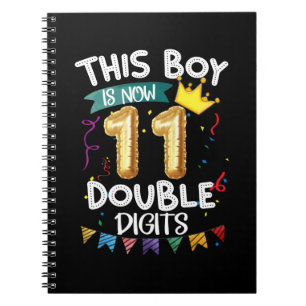 Carnet Ce Garçon Est Maintenant 11 Chiffres Double Annive