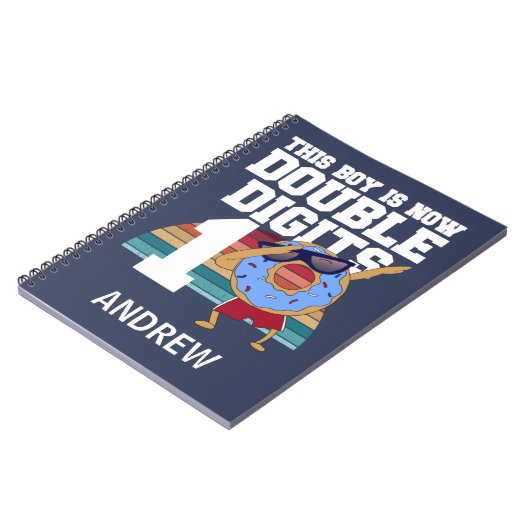 Carnet Ce garçon est maintenant Double chiffres Funny 10e (Côté gauche)