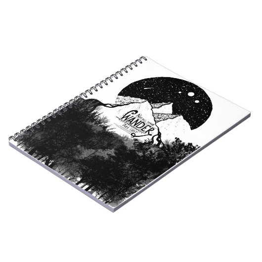 Carnet Ce ne sont pas tous ceux qui WANDER qui ont perdu (Côté gauche)