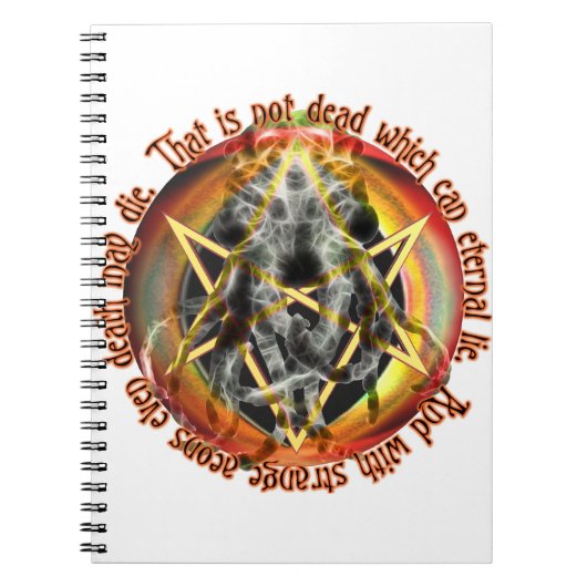 Carnet Ce n'est pas mort qui peut mentir éternellement (Devant)