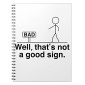 Carnet Ce n'est pas un bon signe (Devant)