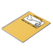 Carnet Ce n'est pas un foret - main, marteau, clou (Côté gauche)