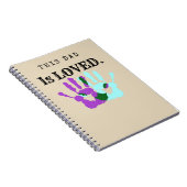 Carnet Ce papa est cadeau en spirale aimé de papa de (Côté Droit)