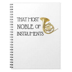 Carnet Ce plus noble des instruments - cor de harmonie