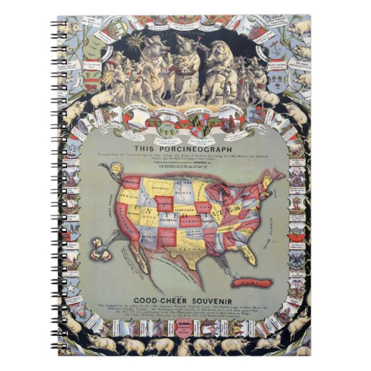 Carnet CE PORCINEOGRAPH, c1876 (Devant)