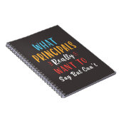 Carnet ce que le principal veut vraiment dire, mais ne pe (Côté Droit)