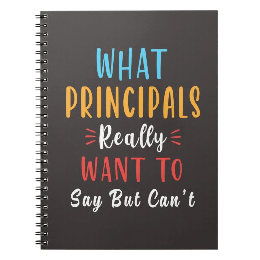 Carnet ce que le principal veut vraiment dire, mais ne pe (Devant)