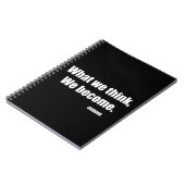 Carnet Ce que nous pensons devenir. Bouddha (Côté gauche)