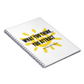 CARNET CE QUE VOUS PENSEZ ATTIRER CARNET/JOURNAL (Côté Droit)