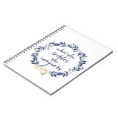 Carnet "Ce qu'elle aborde, elle conquiert " (Côté gauche)