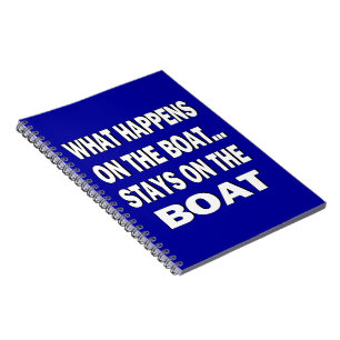 Carnet Ce qui se produit sur les séjours de bateau sur l