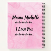 Carnet Ce requin Mama Personnalisé Fera Des Vagues (Dos)