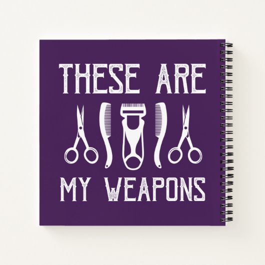 Carnet Ce Sont Mes Armes (Dos)