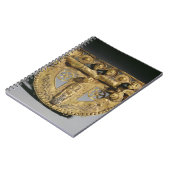 Carnet Ceinture-boucle avec la décoration granulée, (Côté gauche)