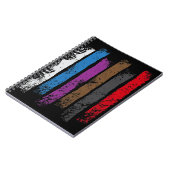 Carnet Ceintures unies par conception de Jiu Jitsu de Jiu (Côté gauche)