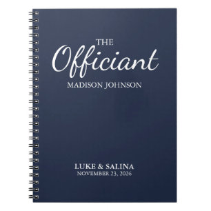 Carnet Célébrant de Mariage Cérémonie Personnalisée Éléga