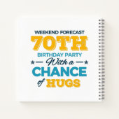 Carnet celebrating the 70th birthday (Dos)