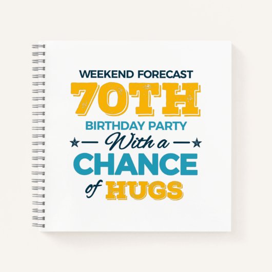 Carnet celebrating the 70th birthday (Devant)