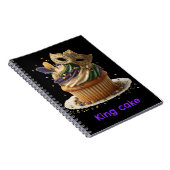 Carnet Célébration de Cupcake Masqué Mardi Gras (Côté Droit)