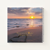 Carnet Célébration De La Vie Coucher De Soleil Océan Phot (Dos)