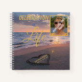 Carnet Célébration De La Vie Coucher De Soleil Océan Phot (Devant)