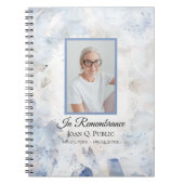 Carnet Célébration de l'oeillet bleu teinté de la vie fun (Devant)