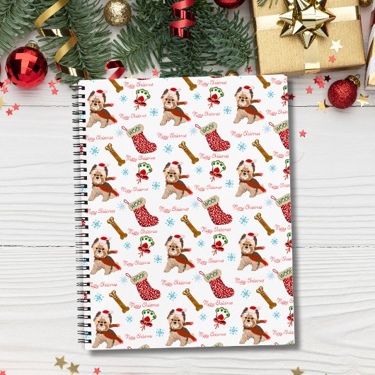 Carnet Célébration de Noël avec Yorkie