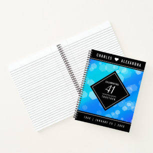 Carnet Célébration du 41e anniversaire de mariage Topaze
