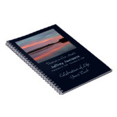 Carnet Celebration of Life Guest Book Fisherman at Sunset (Côté Droit)